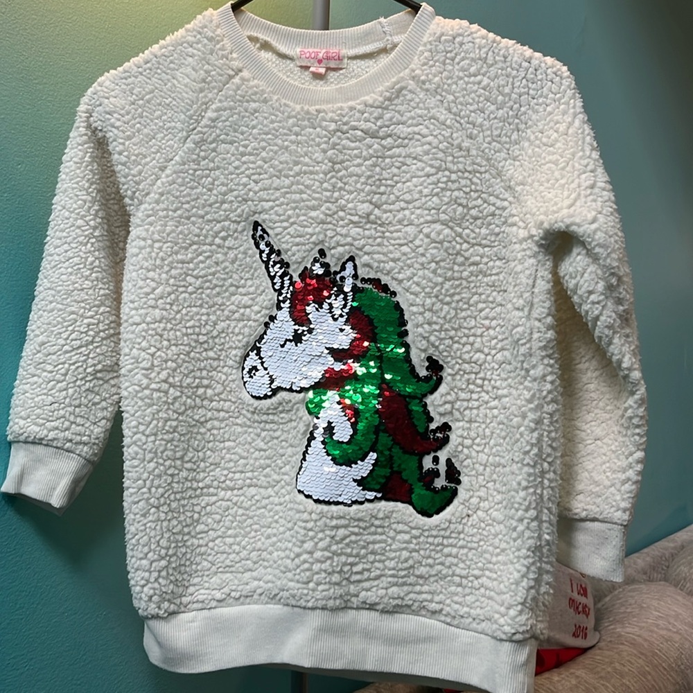 Girls 10-12 Fleece Sweater